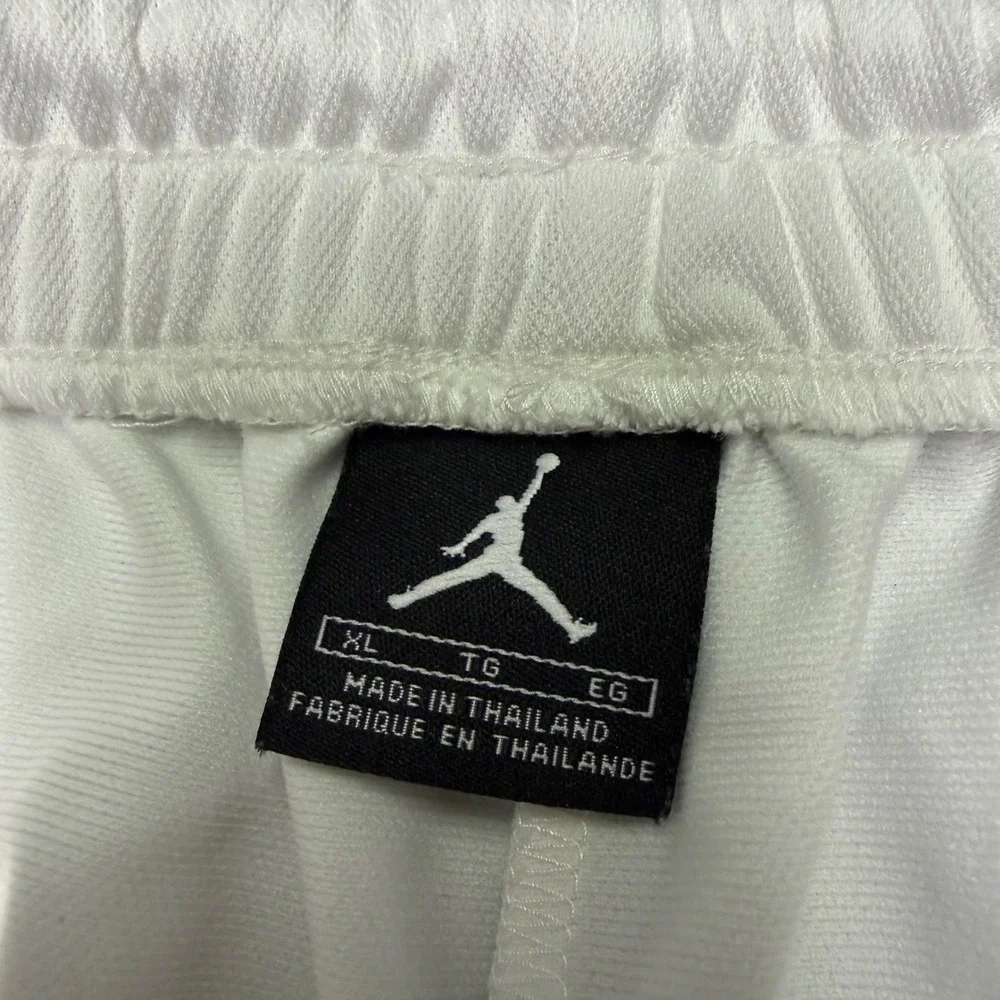 Jordan Warm up Track Pants White Sky Blue Mens XL White Blue Zip Ankle Jumpman